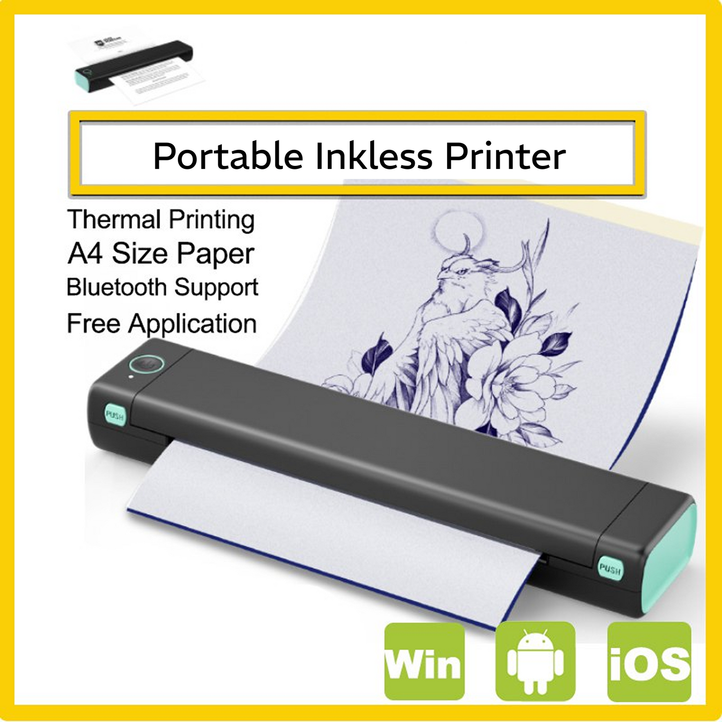 GoPrint Mini™ - Wireless Portable Printer